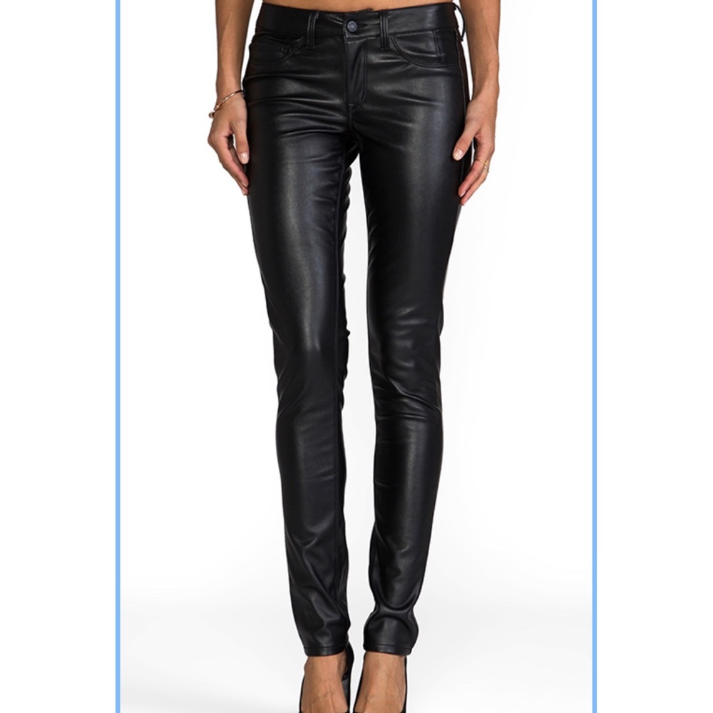 Faux Leather Black pants
